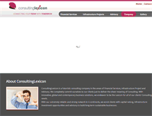 Tablet Screenshot of consultinglexicon.com